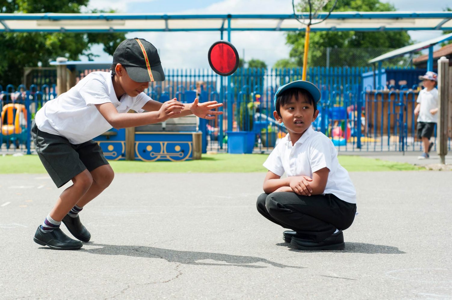 School pupils in the playground